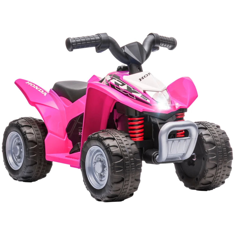 Pink Honda Licensed Kids Electric Quad Bike 6V Ride-On Car Toy