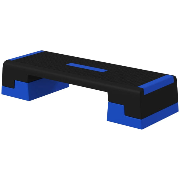 Blue Exercise Stepper Set for Home Aerobic Workouts - 15cm/20cm/25cm