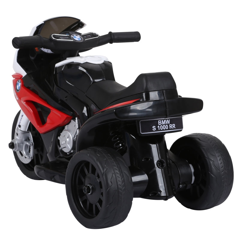 Kids Electric Ride-On Motorbike with Headlights and Music, 6V - Red