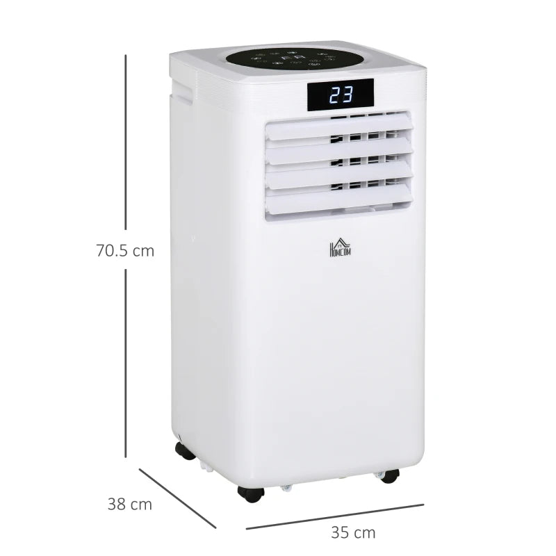 Portable 10000 BTU Air Conditioner - White, 3-in-1 Unit with Remote Control