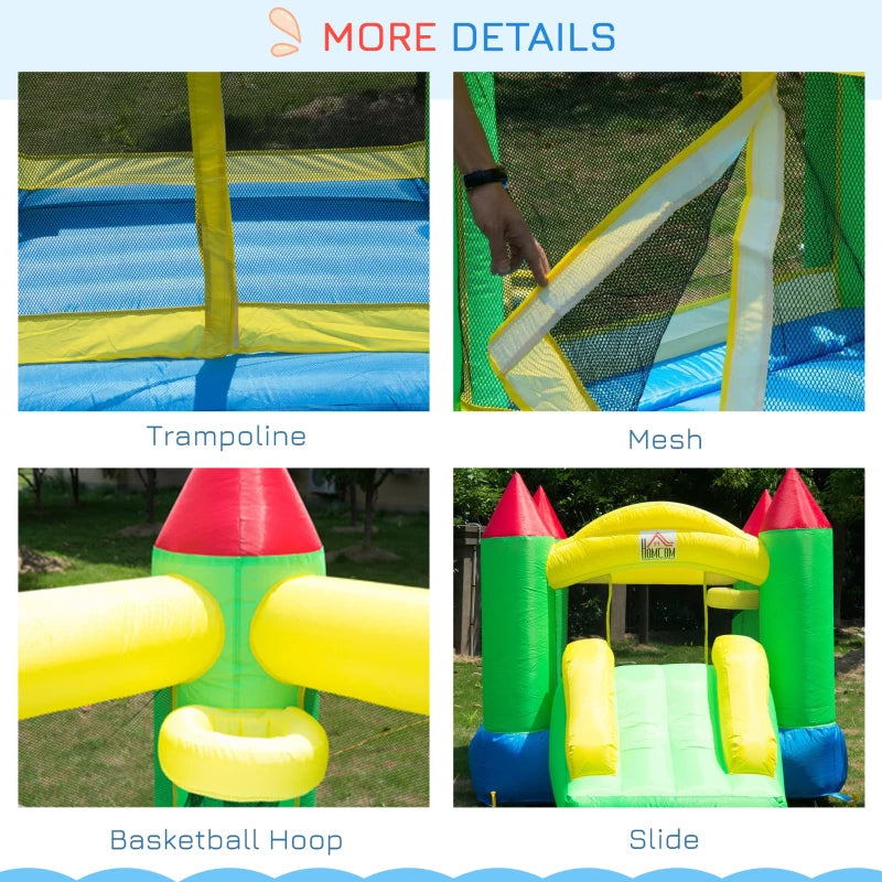 Multi-Colour Nylon Inflatable Bouncy Castle