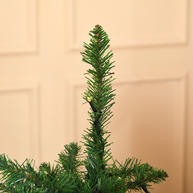 4FT Green Christmas Tree with Warm White LED Lights