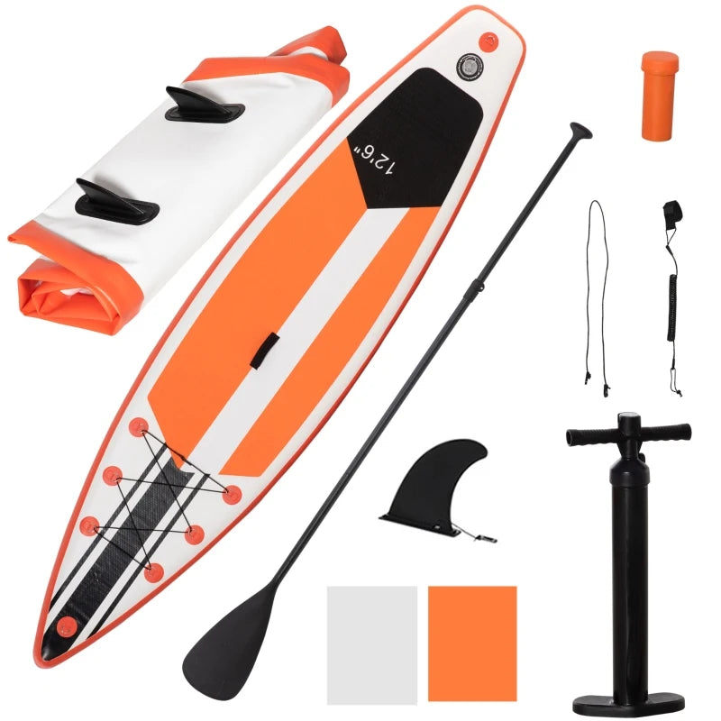 10'6" White Inflatable Stand Up Paddle Board Kit for Beginners