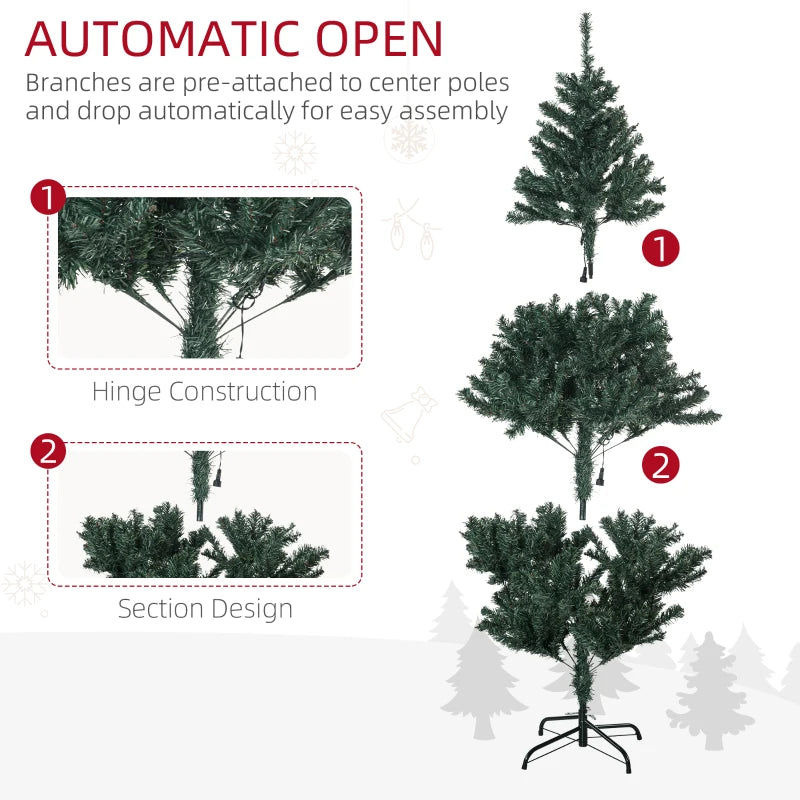 5' Pre-lit Christmas Tree with Warm White LED Lights - Holiday Decor Set