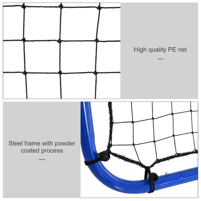 Adjustable Double-Sided Football Rebounder Net, Green