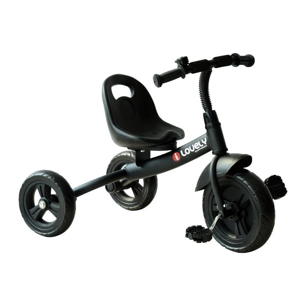 Black Kids Trike Toddler Tricycle 3 Wheels Bike 1.5-4 Years