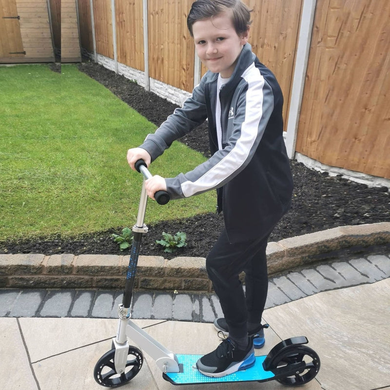 Blue Folding Kids Kick Scooter