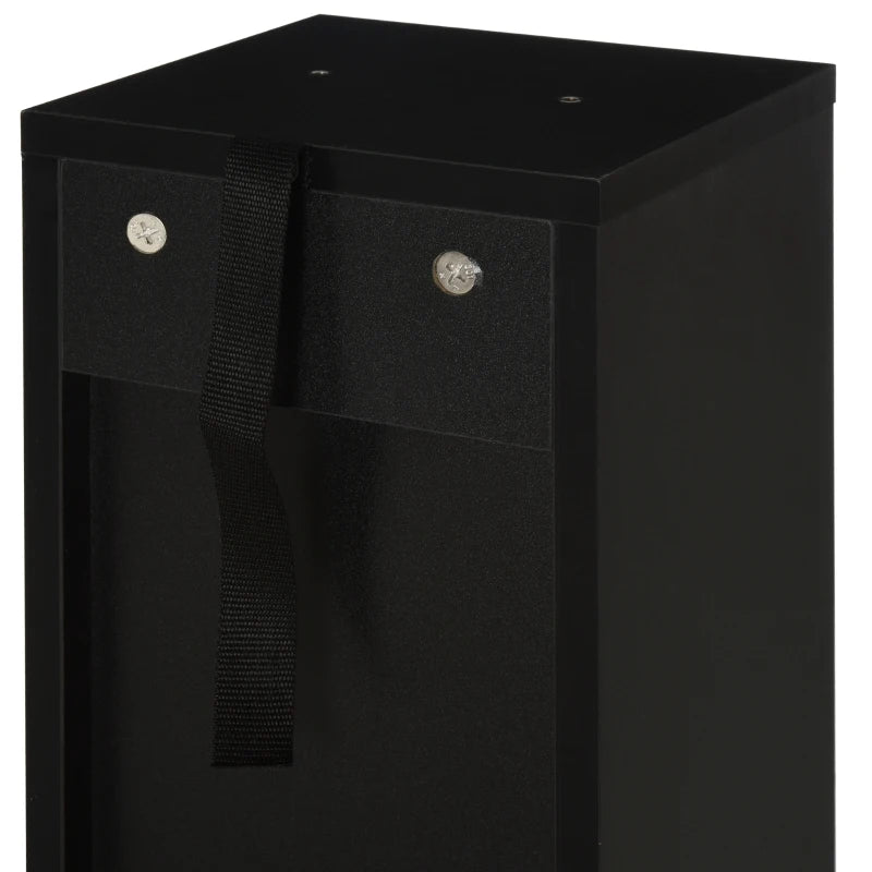 Black Adjustable CD Media Display Shelf Set of 2