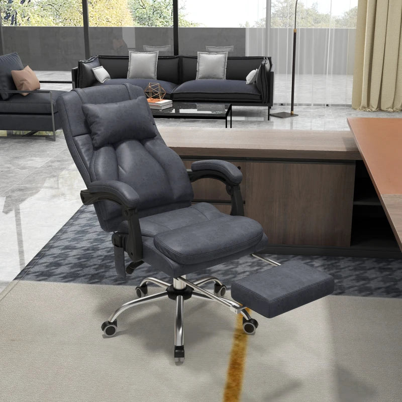 Office Chair with Lumbar Massage and Reclining Feature