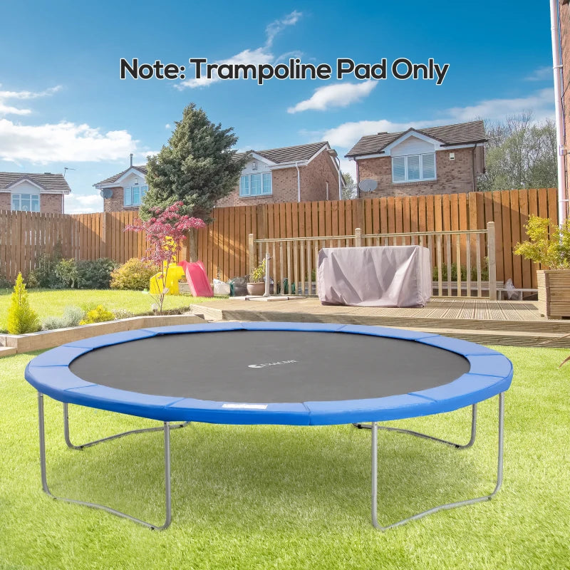 12ft Trampoline Surround Pad - Blue Foam Padding Replacement