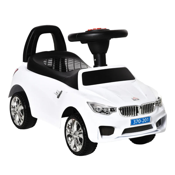 White Baby Toddler Ride-On Sliding Car