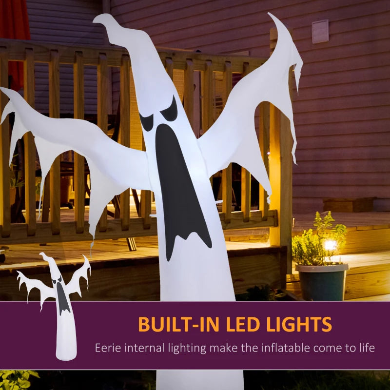 6FT LED Halloween Floating Ghost Decoration - Scary Outdoor Yard Decor