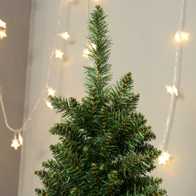 5ft Green Slim Artificial Christmas Tree with Sturdy Stand