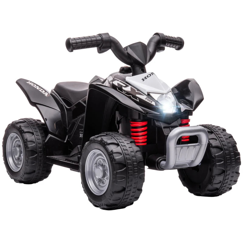 Black Honda Licensed Kids Electric Quad Bike 6V Ride-On Car ATV Toy