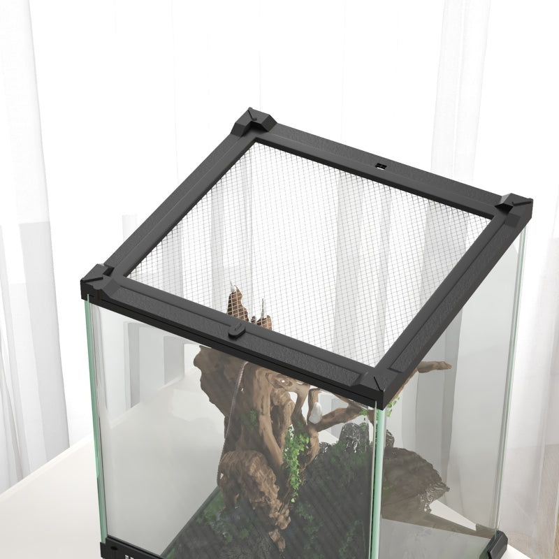 12L Reptile Vivarium Enclosure with Anti-Escape Design and Ventilation