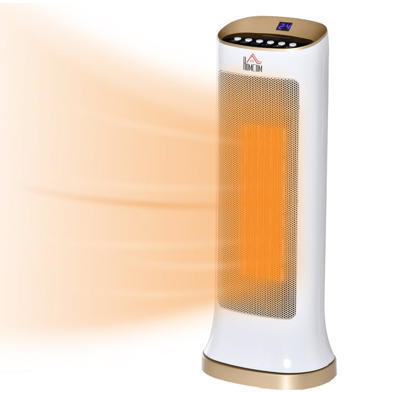 Black Ceramic Portable Electric Heater with Safety Features