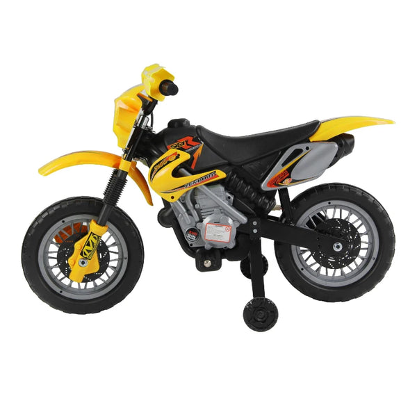 Yellow Kids Electric Motorcycle Ride-On Toy