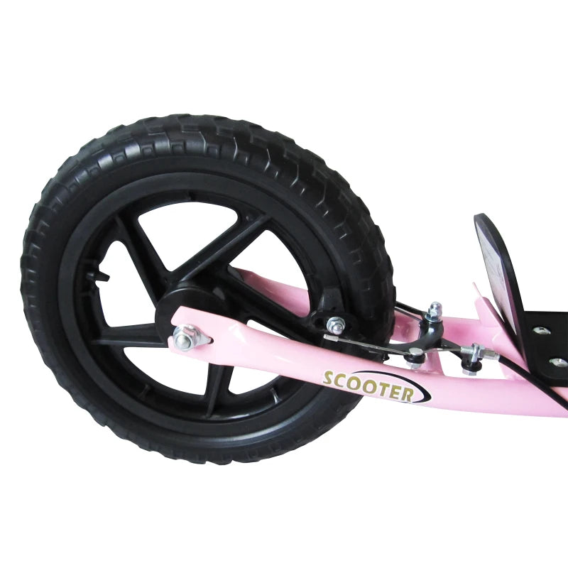 Kids Stunt Scooter with 12" Pink EVA Tyres