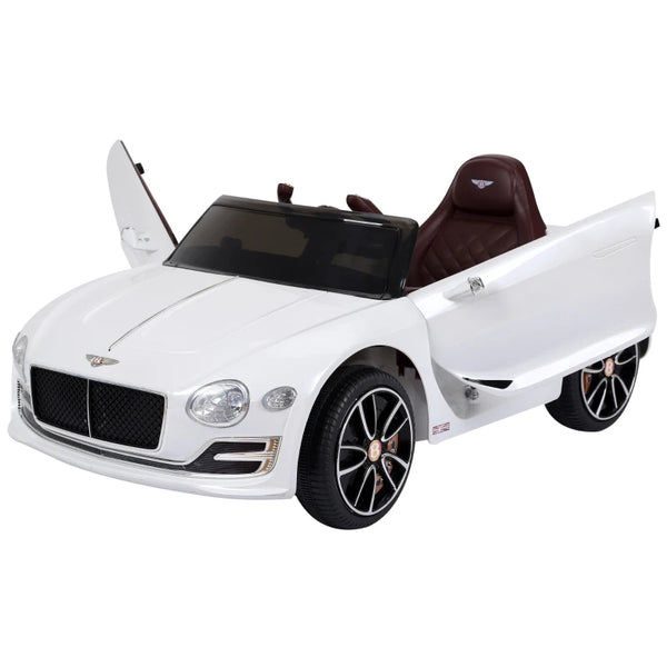 White Kids Electric Car with LED Lights