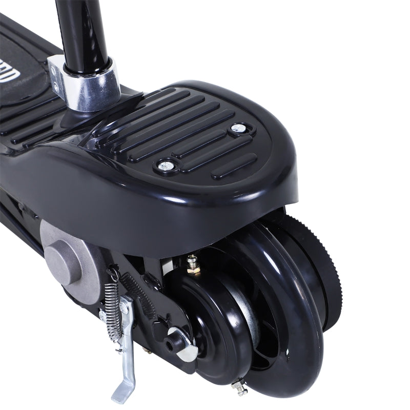 Black Electric Ride-On Scooter Toy with 120W Motor and 2 x 12V Battery