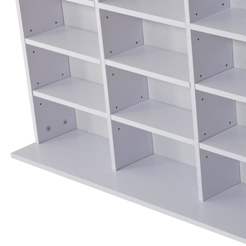 White Adjustable Storage Unit with 33 Compartments