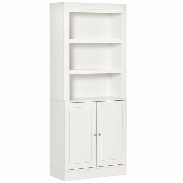 White 6-Tier Freestanding Kitchen Storage Cabinet
