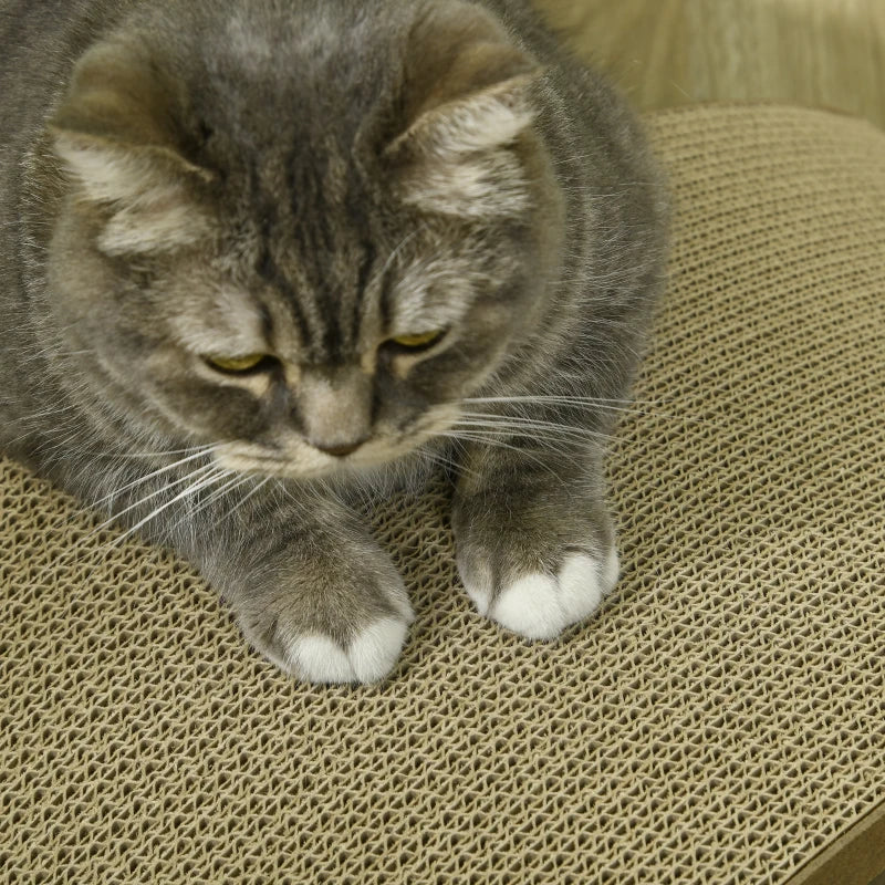 Brown Cat Scratching Board Set, 4PCs, 55 x 26cm