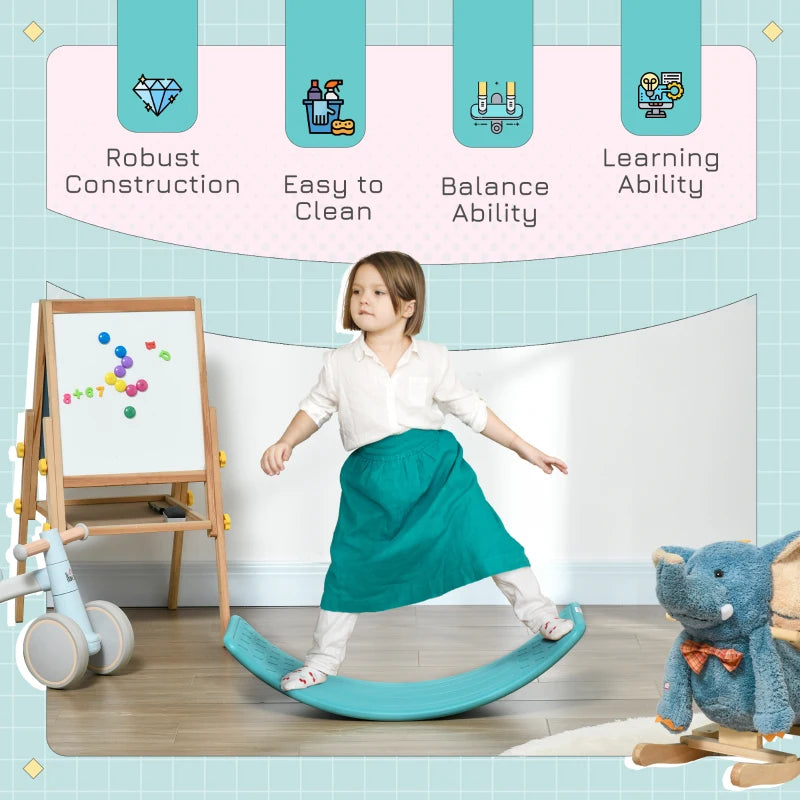 Blue Kids Balance Board for Ages 3-6