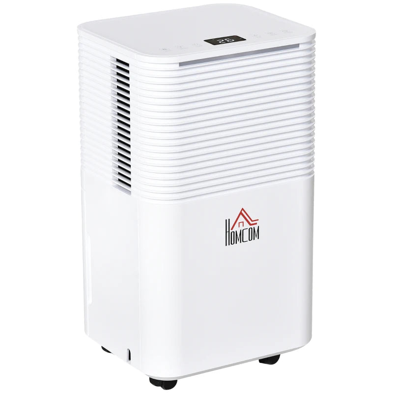 Portable Quiet 10L/Day Dehumidifier - White