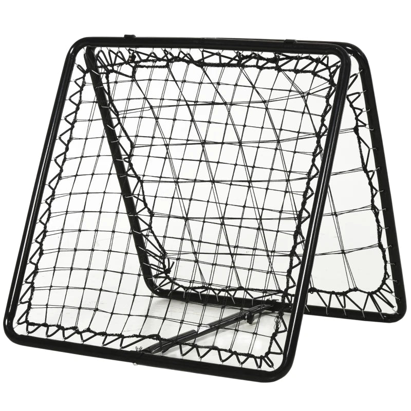 Adjustable Double Sided Rebounder Net - Multi-Sport Training Aid - 75x75 cm