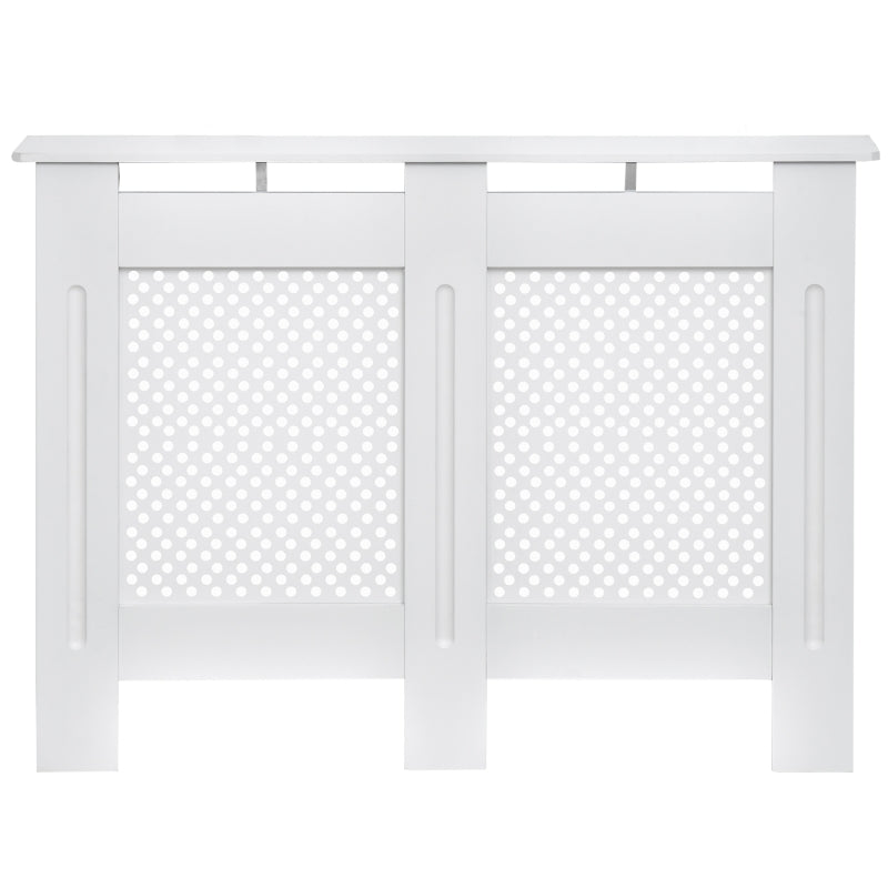 White Wooden Radiator Cover - Modern Home Furniture (Medium)