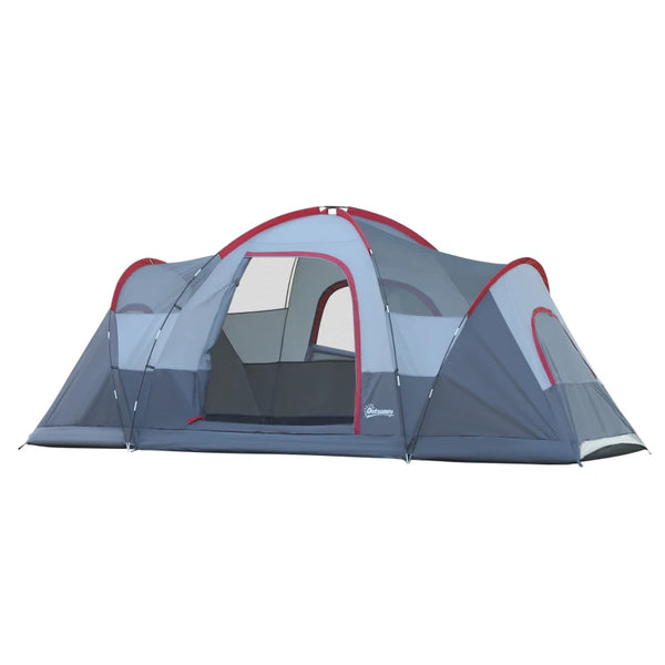 Blue Fibreglass Camping Tent for 5/6 People