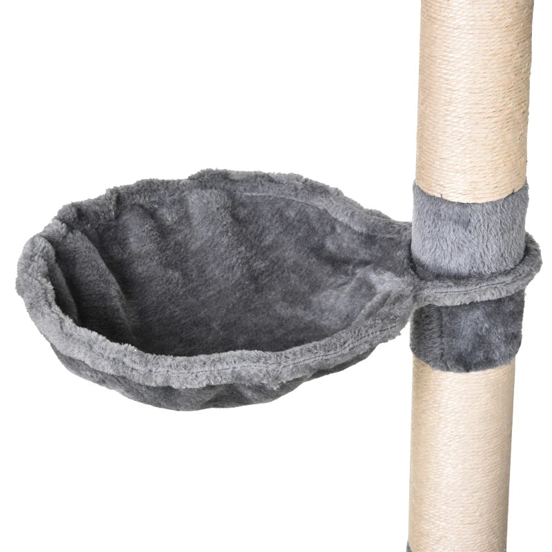 Cat Tree Condo Tower - Multi-level 150CM - Kittens Activity Stand - Grey