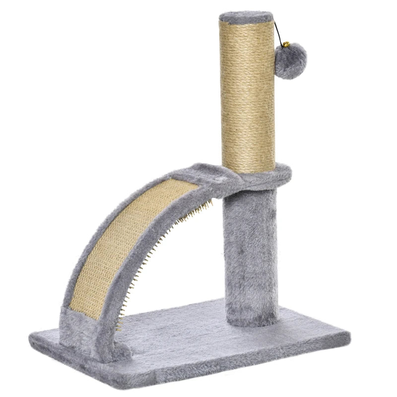 Cat Tree Climbing Activity Center with Scratching Board - Gray