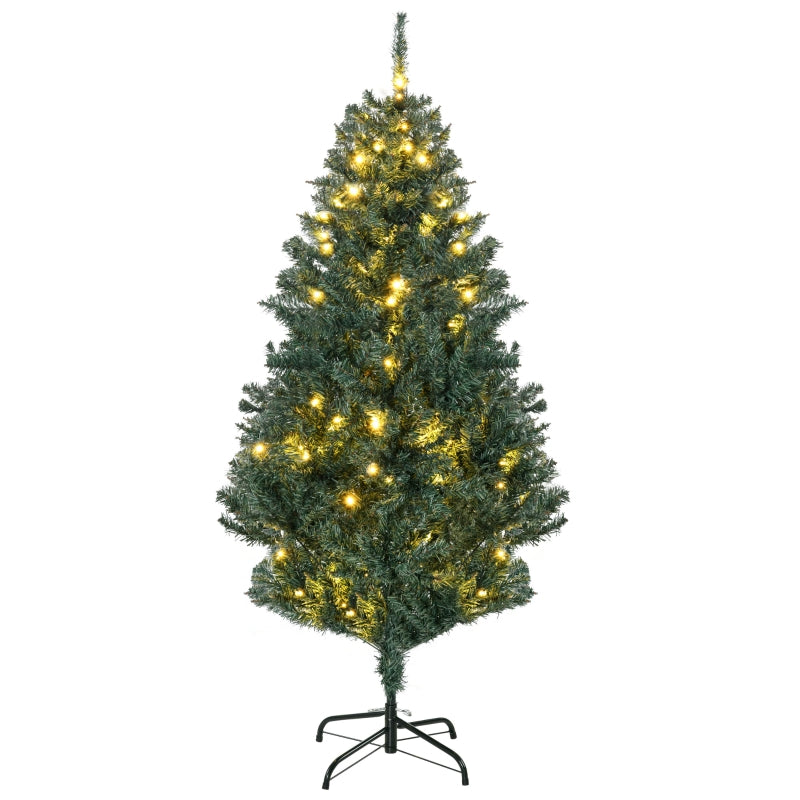 5' Pre-lit Christmas Tree with Warm White LED Lights - Holiday Decor Set