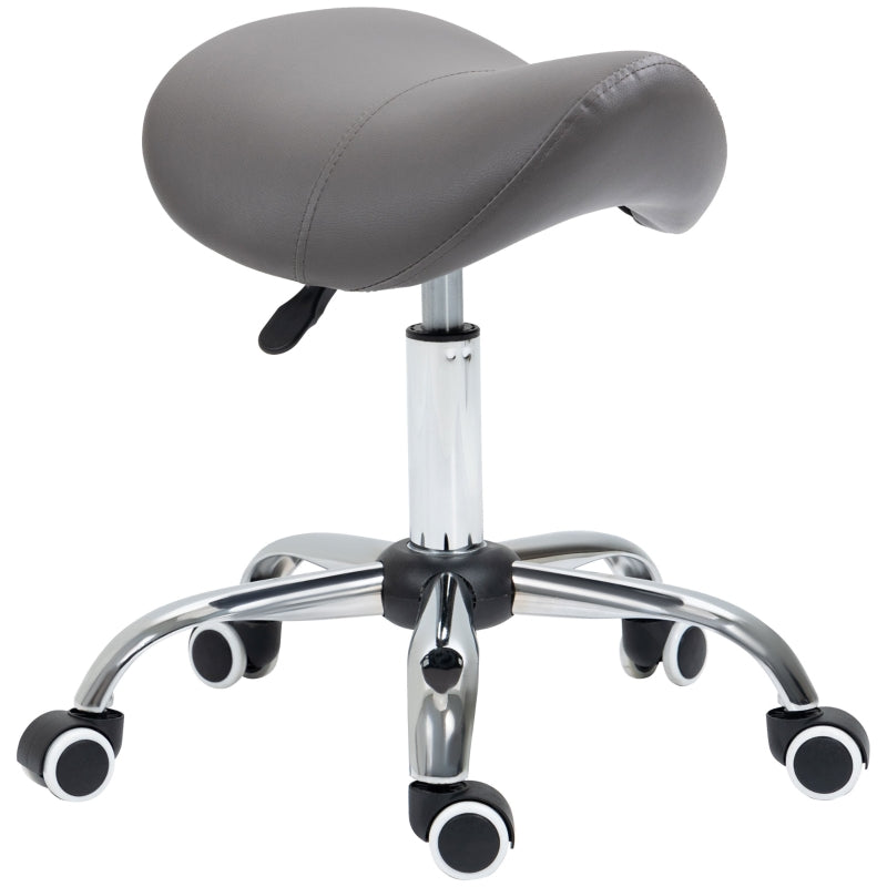 Grey Adjustable Salon Massage Stool