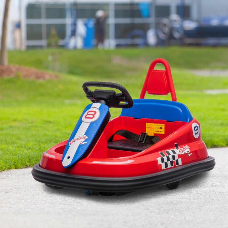 Red Electric Kids Bumper Car with Music and Lights