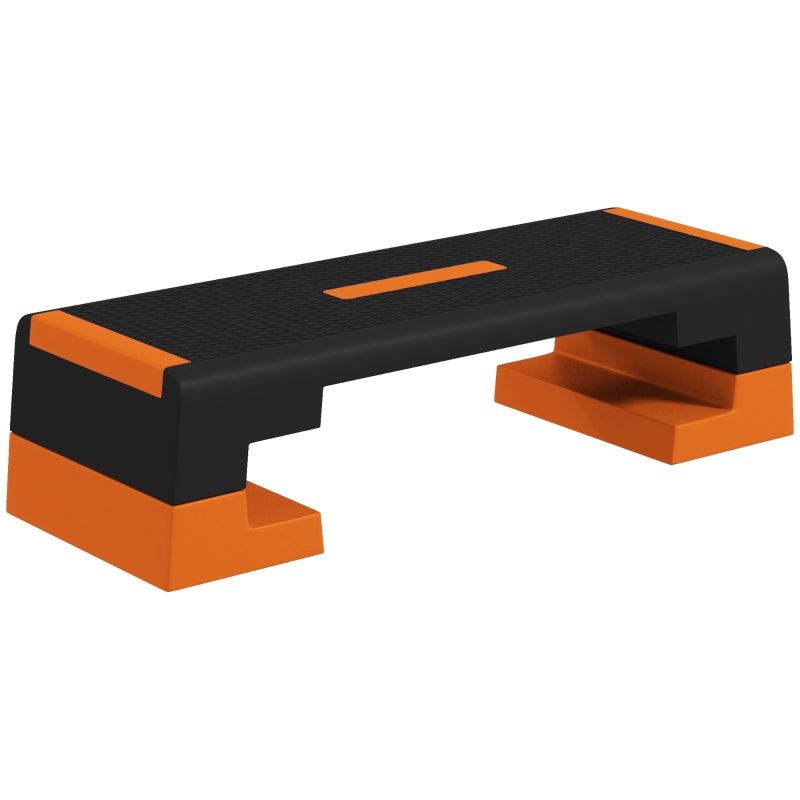 Orange Exercise Stepper - 15cm/20cm/25cm Aerobic Step Platform