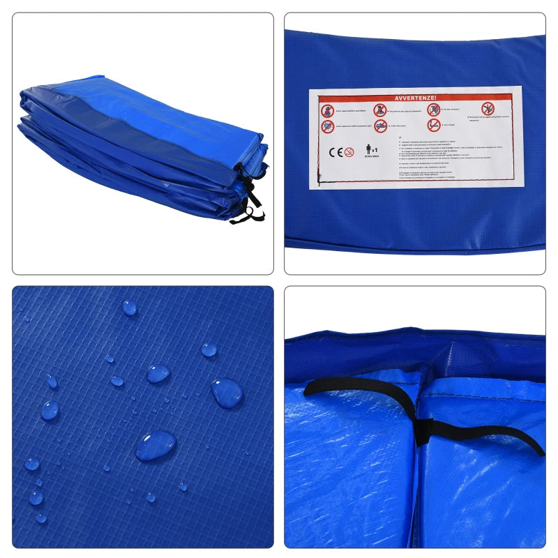 Blue 8ft Trampoline Safety Pad Replacement - 244cm Diameter