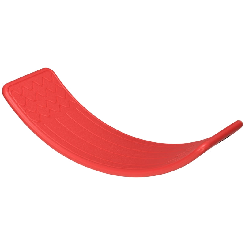 Red Kids Balance Wobble Board - Montessori Toy for Ages 3-6