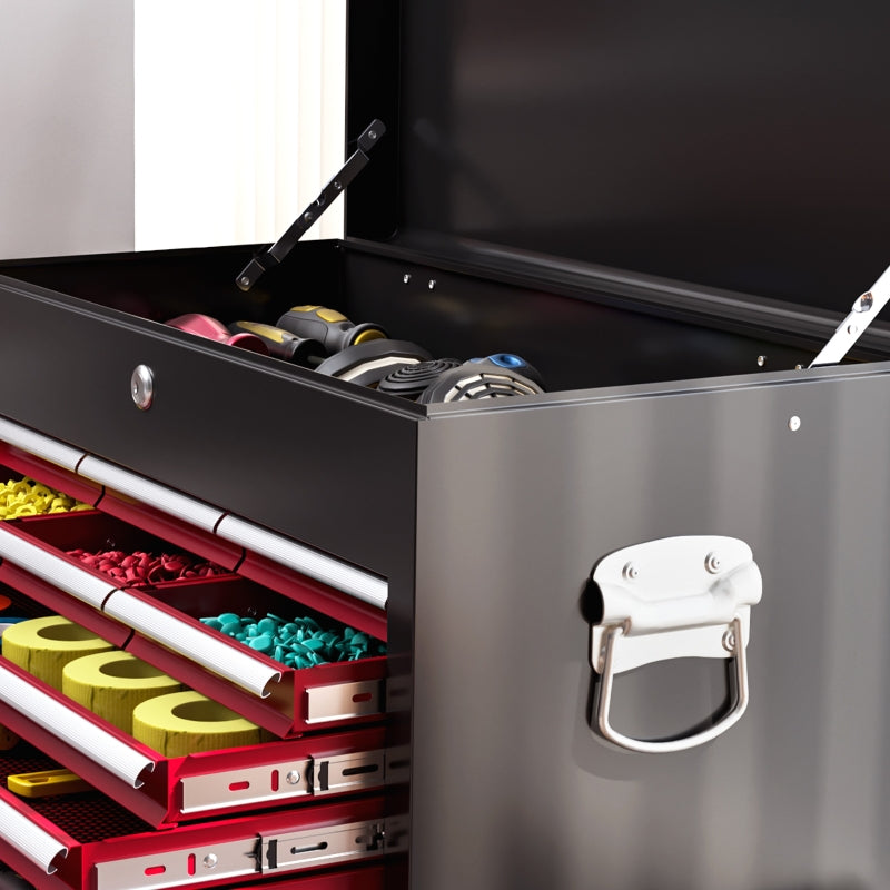 Red 19-Drawer Rolling Tool Chest