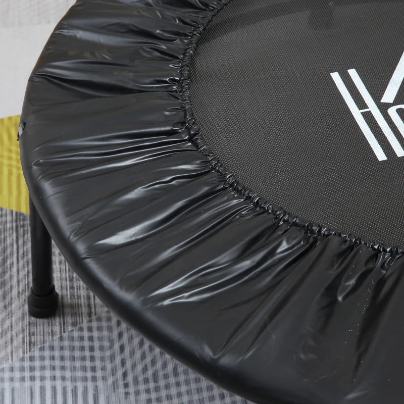 40'' Black Trampoline Rebounder with Adjustable Handle