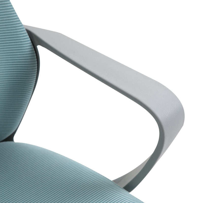 Blue Ergonomic Mesh Office Chair with Lumbar Support & Headrest