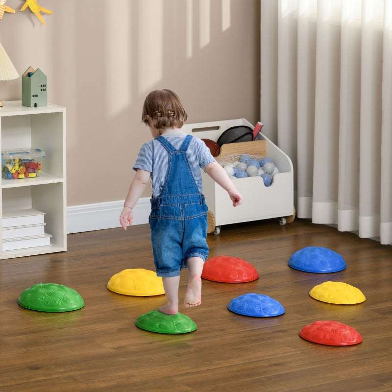 Colorful Kids Stepping Stones Set with Non-Slip Mats