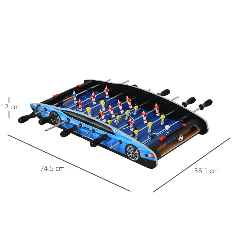 Mini Tabletop Football Gaming Table - 29 Inch, Blue