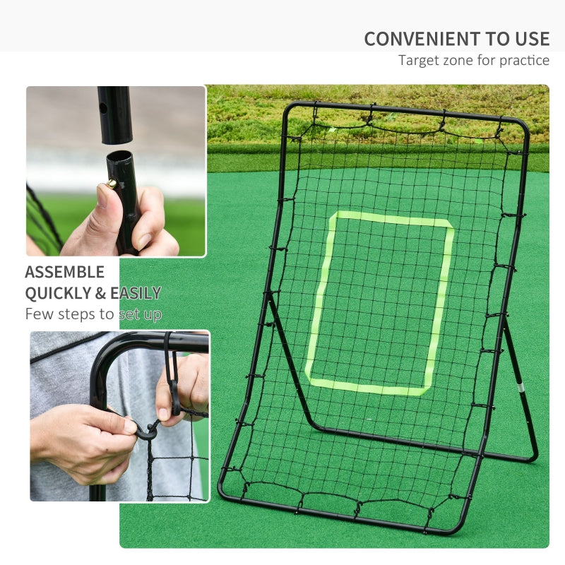 Blue Rebounder Net Game Target Ball Training Equipment