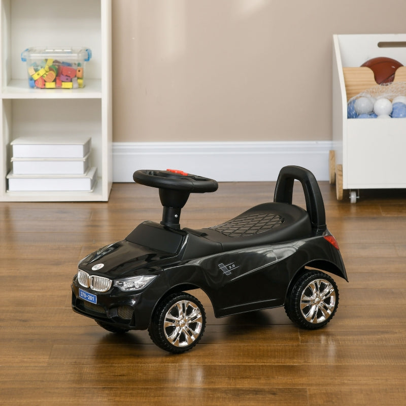 Black Toddler Ride-On Sliding Car