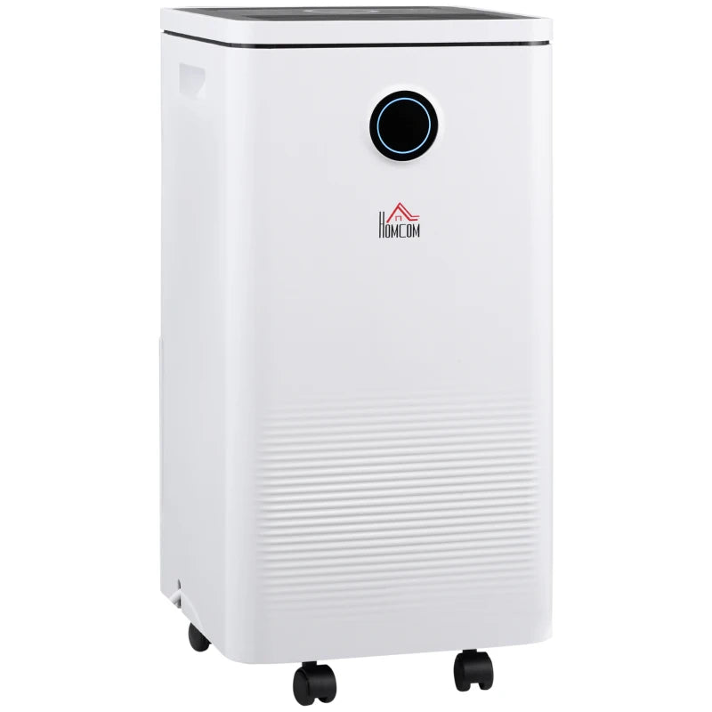 10L Dehumidifier: Digital Display, Intelligent Mode, 24H Timer, White