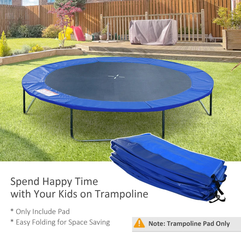 Blue 8ft Trampoline Safety Pad Replacement - 244cm Diameter