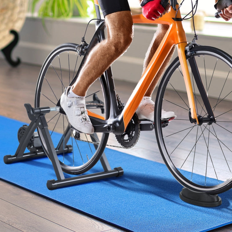 Black Magnetic Bike Trainer Stand for 26''-28'' & 700C Bikes